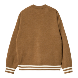 Carhartt WIP Brown Ducks Cardigan (Brown)