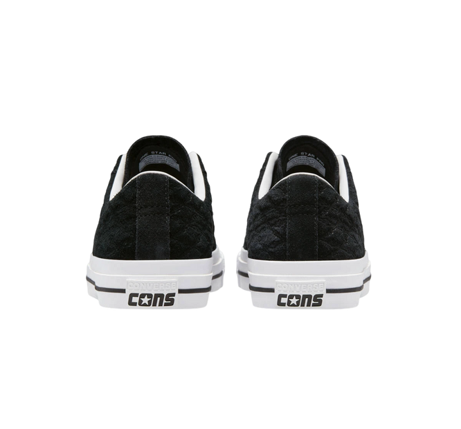 Converse One Star Pro OX (Black/Black/White)