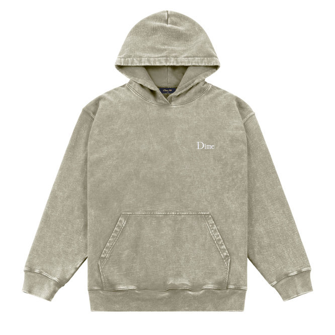 Dime French Terry hoodie faded cement