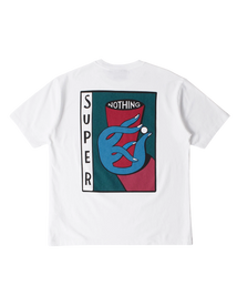 Koszulka By Parra Super nothing t-shirt white