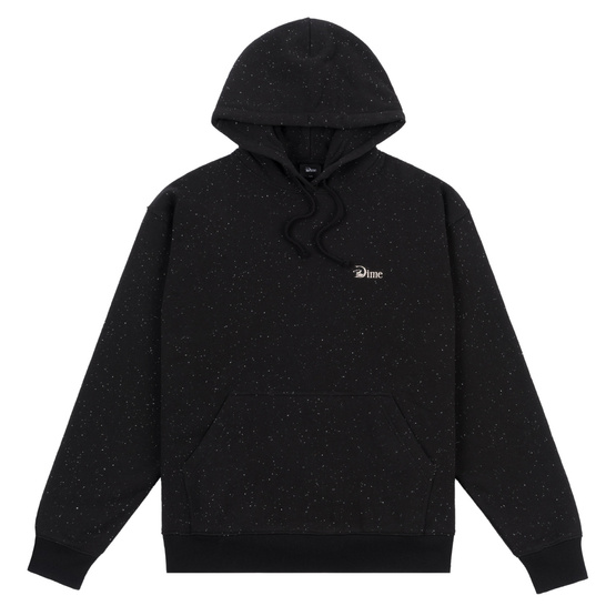  Dime Classic Grip hoodie black speckled