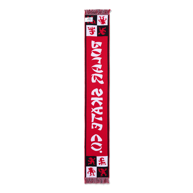 Szalik Polar Football Scarf | Checkers (Red)