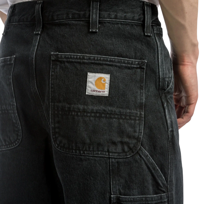 Carhartt WIP Single Knee Pant Black stone washed