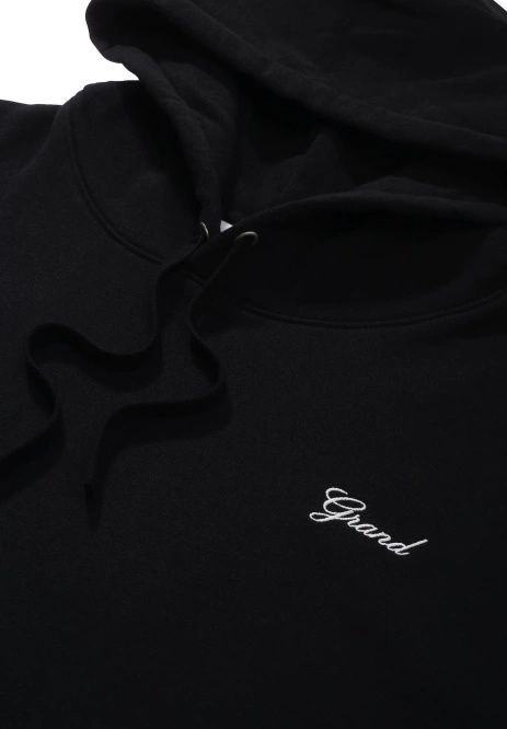 Grand Collection Script Hoodie (Black)