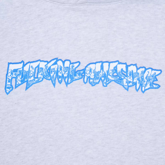 Fucking Awesome Cherub Fight Hoodie (Heather Grey)