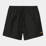 szorty Carhartt WIP Chase Swim Trunks (Black/Gold)