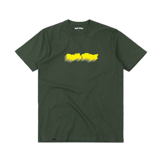 koszulka RAW HIDE OG LOGO BLUR T-SHIRT / FOREST GREEN