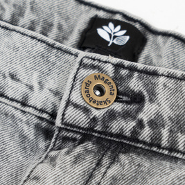 Magenta OG Denim Shorts (Acid)