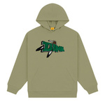 Dime Classic encino chenille hoodie army green