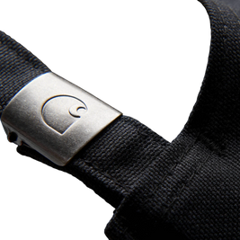czapka Carhartt WIP Canvas Script Cap (Black)