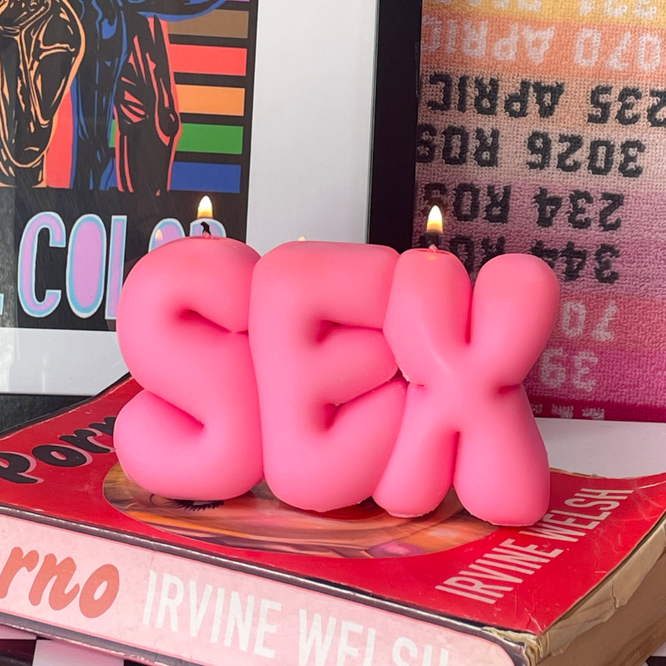 świeczka Wavey Casa sex pink