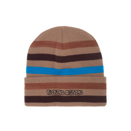 Fucking Awesome - Wanto Striped Cuff Beanie (Brown)