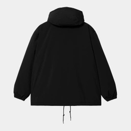 Carhartt WIP Hooded Coach Jacket (Black/White)