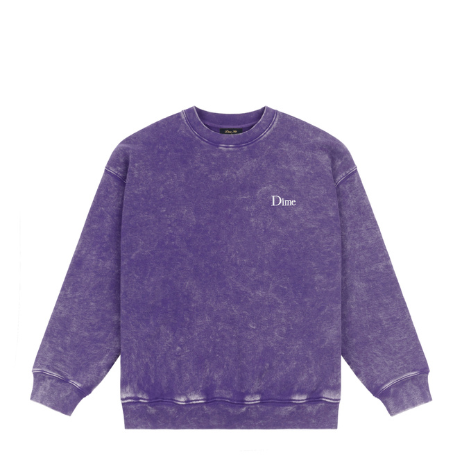 Dime French Terry crewneck faded iris