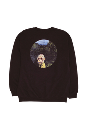 Fucking Awesome Landscape brainscape crewneck black