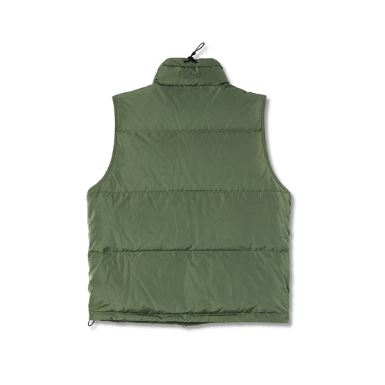 polar puffer vest light olive