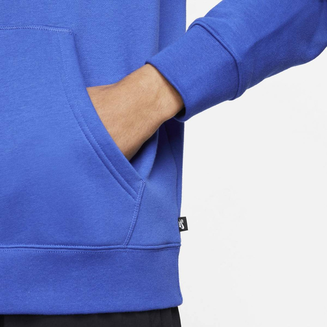 Nike Sb Icon Pullover Skate Hoodie Game Royal/total Orange