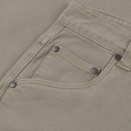 Dime Baggy Denim Pants khaki