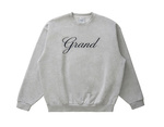 Grand Collection Embroidered Crewneck Sweatshirt (Grey)