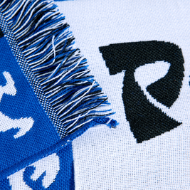 Szalik Polar Football Scarf | Checkers (Blue)