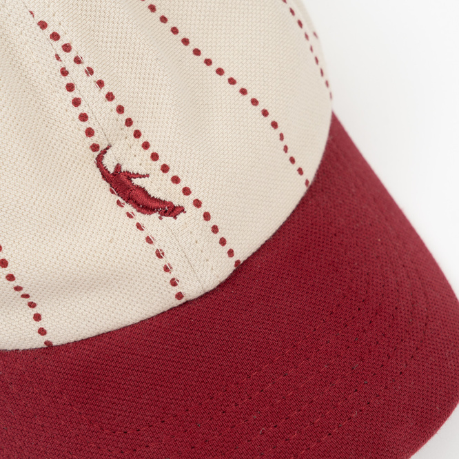 Magenta Slugger Dad Hat (Beige)