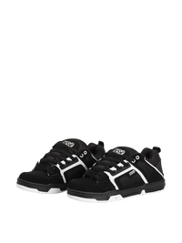 Buty DVS Comanche (black white leather nubuck)