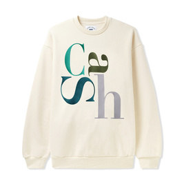 bluza Cash Only Big Letter Crewneck (Cream)