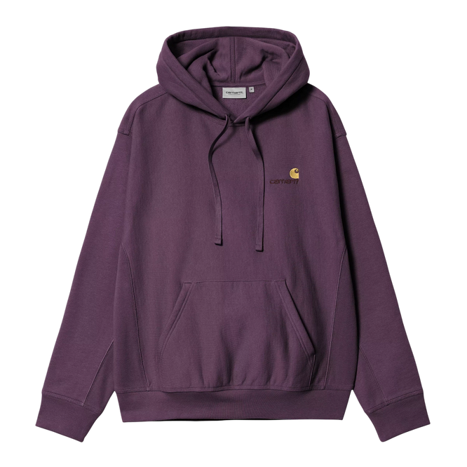 bluza Carhartt WIP Hooded American Script (Huckleberry)
