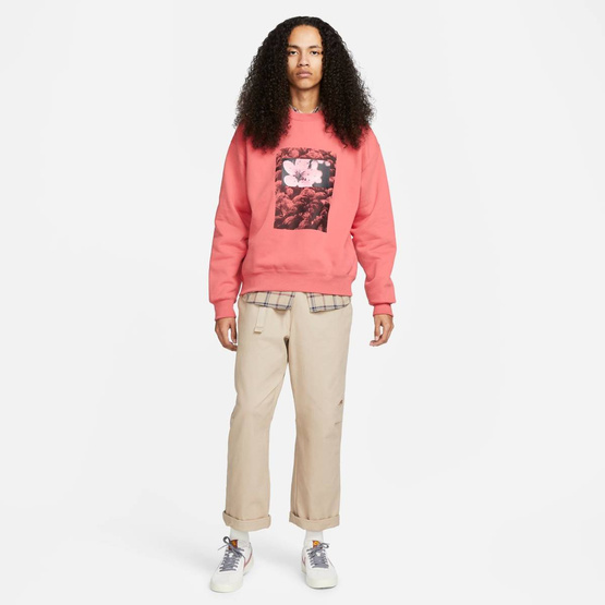 Nike Sb Fleece Skate Crew Natural Border