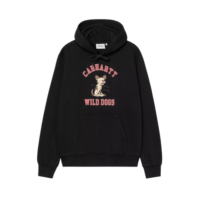 bluza Carhartt WIP Hooded Wild Dog Sweat Black