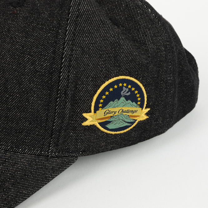 Dime Cursive D Full Fit Cap black denim