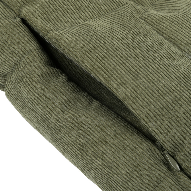 kurtka Dime Corduroy Wave Puffer Jacket Olive