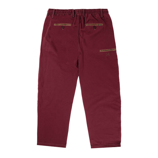 Magenta Loose Pants 2 Tone (Burgundy)