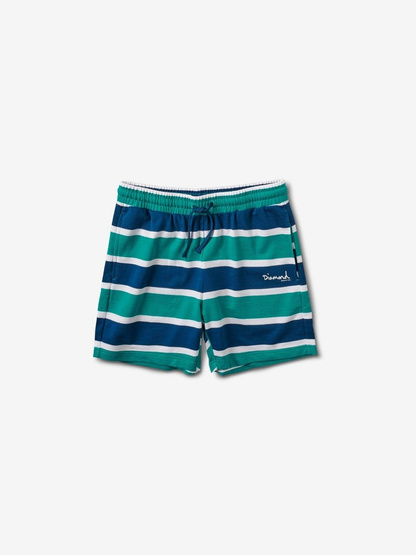 diamond MINI OG SCRIPT STRIPED SHORTS