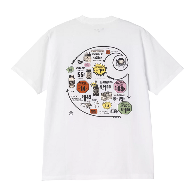 koszulka Carhartt WIP S/S Catalogue C Logo T- (White)