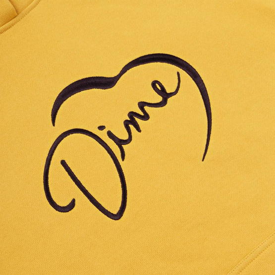 bluza dime I'm alive hoodie dark yellow