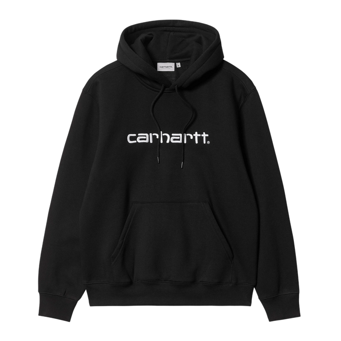 Carhartt WIP Hooded Carhartt Sweat (Black)