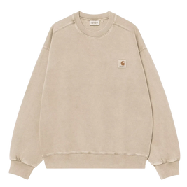 Carhartt WIP Vista Sweat Fleur De Sel garment dyed