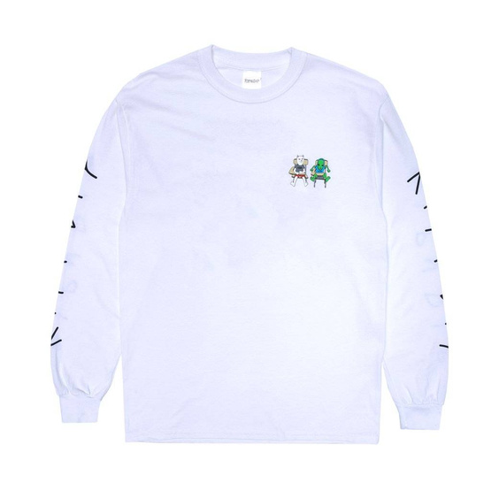 ripndip butts up longsleeve white