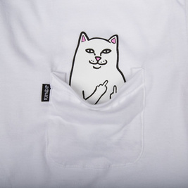 ripndip lord normal pocket tee white