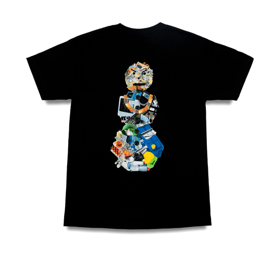 quartersnacks recycle man Tee - black