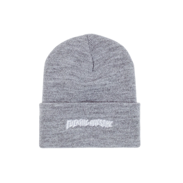 Fucking Awesome Little Stamp Embroidered Beanie (Heather Grey)