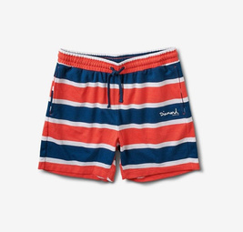 diamond MINI OG SCRIPT STRIPED SHORTS