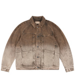 Dime Denim Jacket (Dipped Sandblasted Brown)