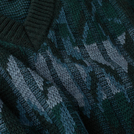 Paul Knit Vest (Dark Green)