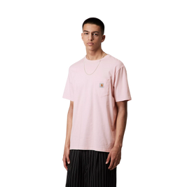 Carhartt WIP SS/S Pocket T-Shirt (Air Pink)