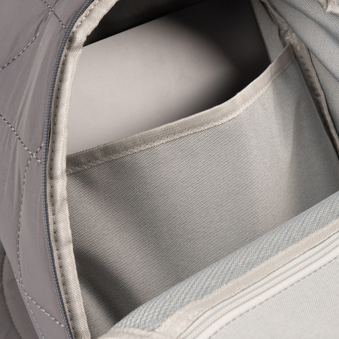 Dime quilted backpack charcoal