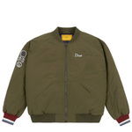 Dime Velcro Patch Bomber Jacket Asparagus