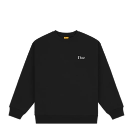 crewneck Dime Classic Small Logo Crewneck (Black)