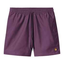 szorty Carhartt WIP Chase Swim Trunks (Huckleberry/Gold)
